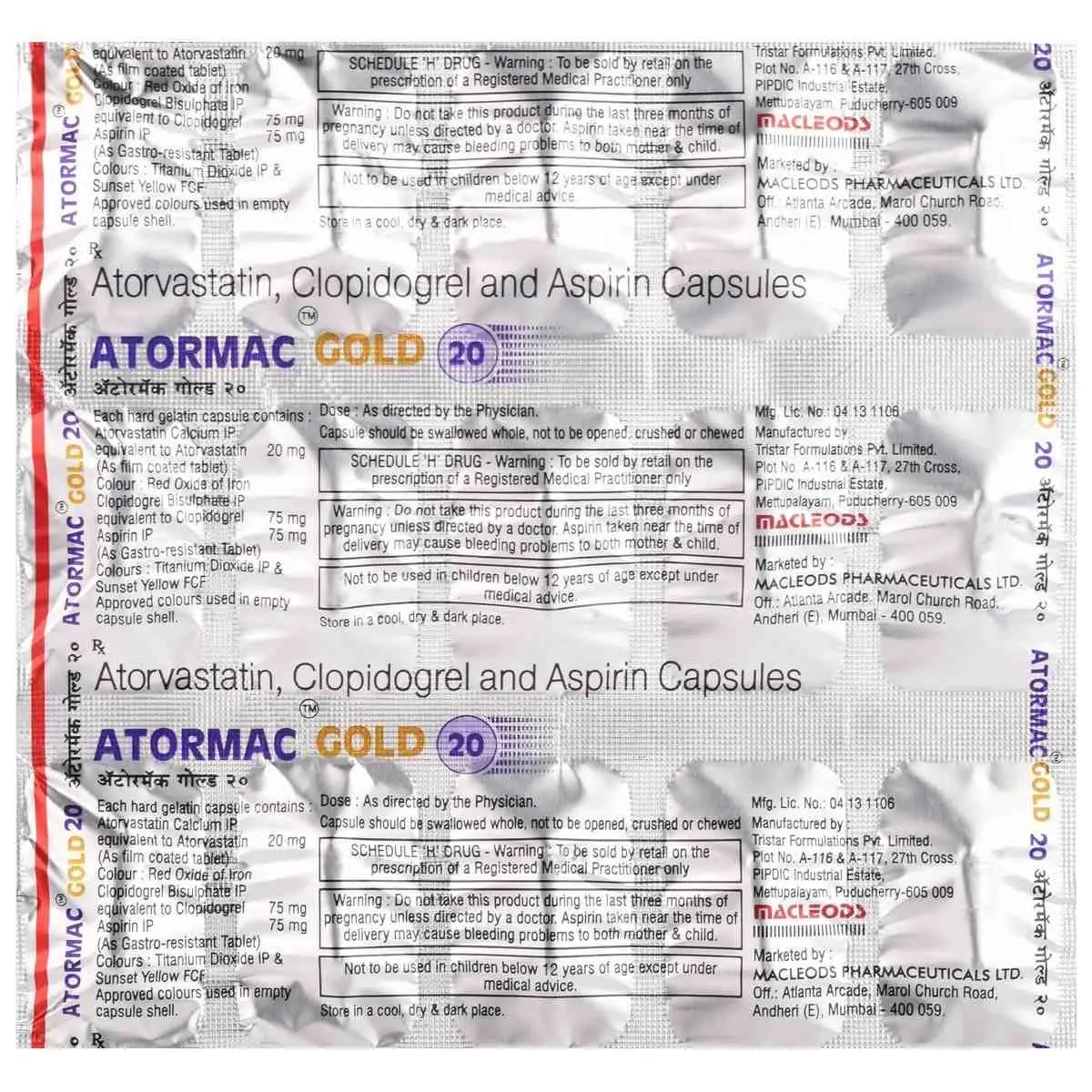 ATORMAC GOLD 20