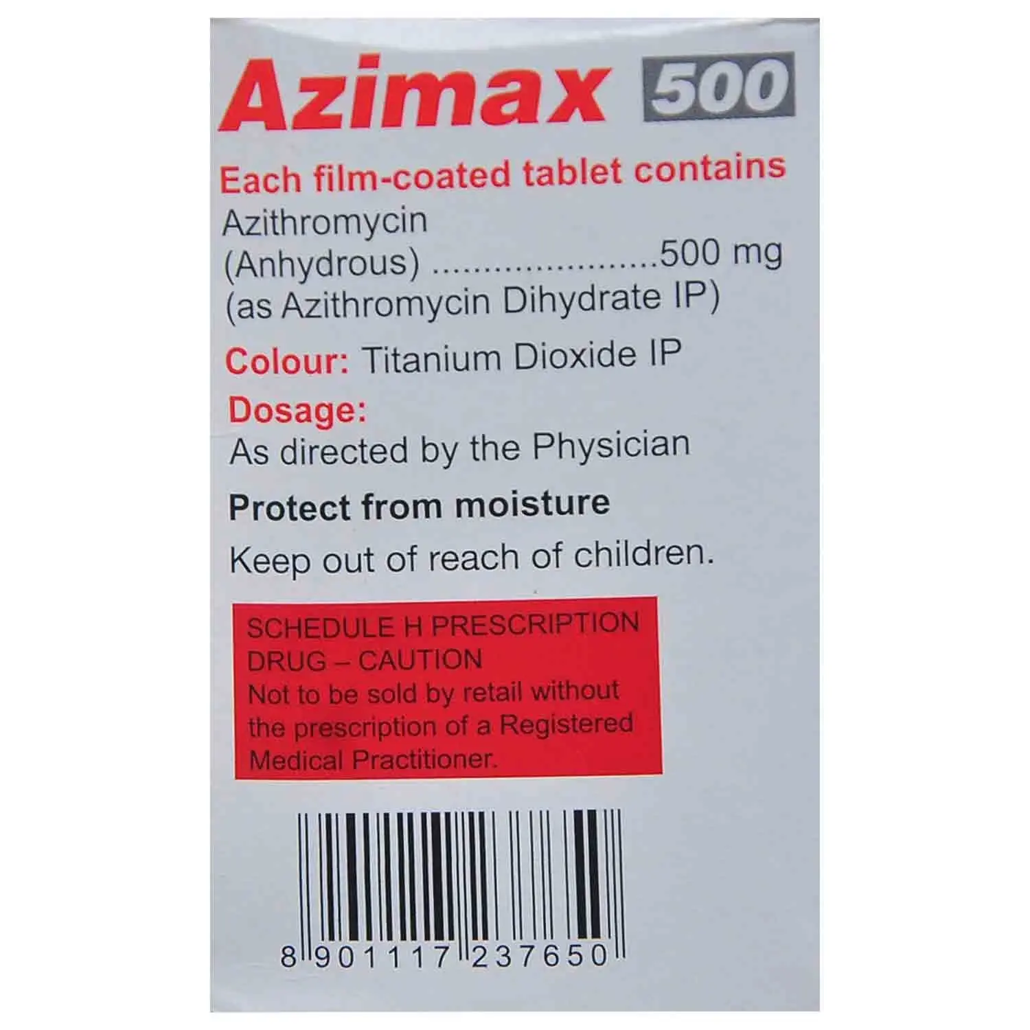 AZIMAX 500 TAB