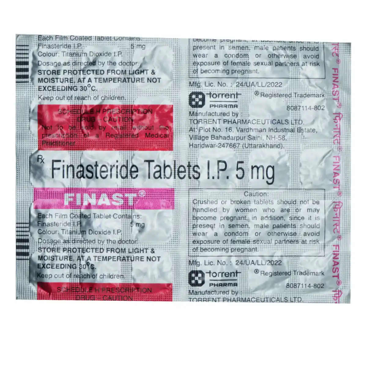 FINAST 5MG TABLET