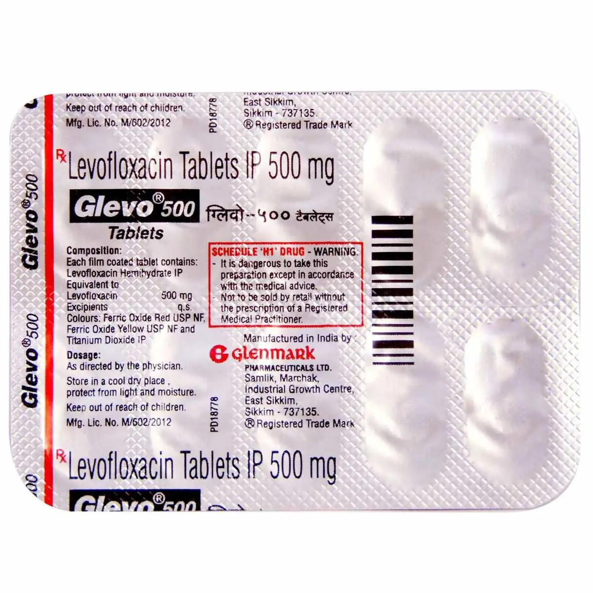GLEVO 500MG TABLET