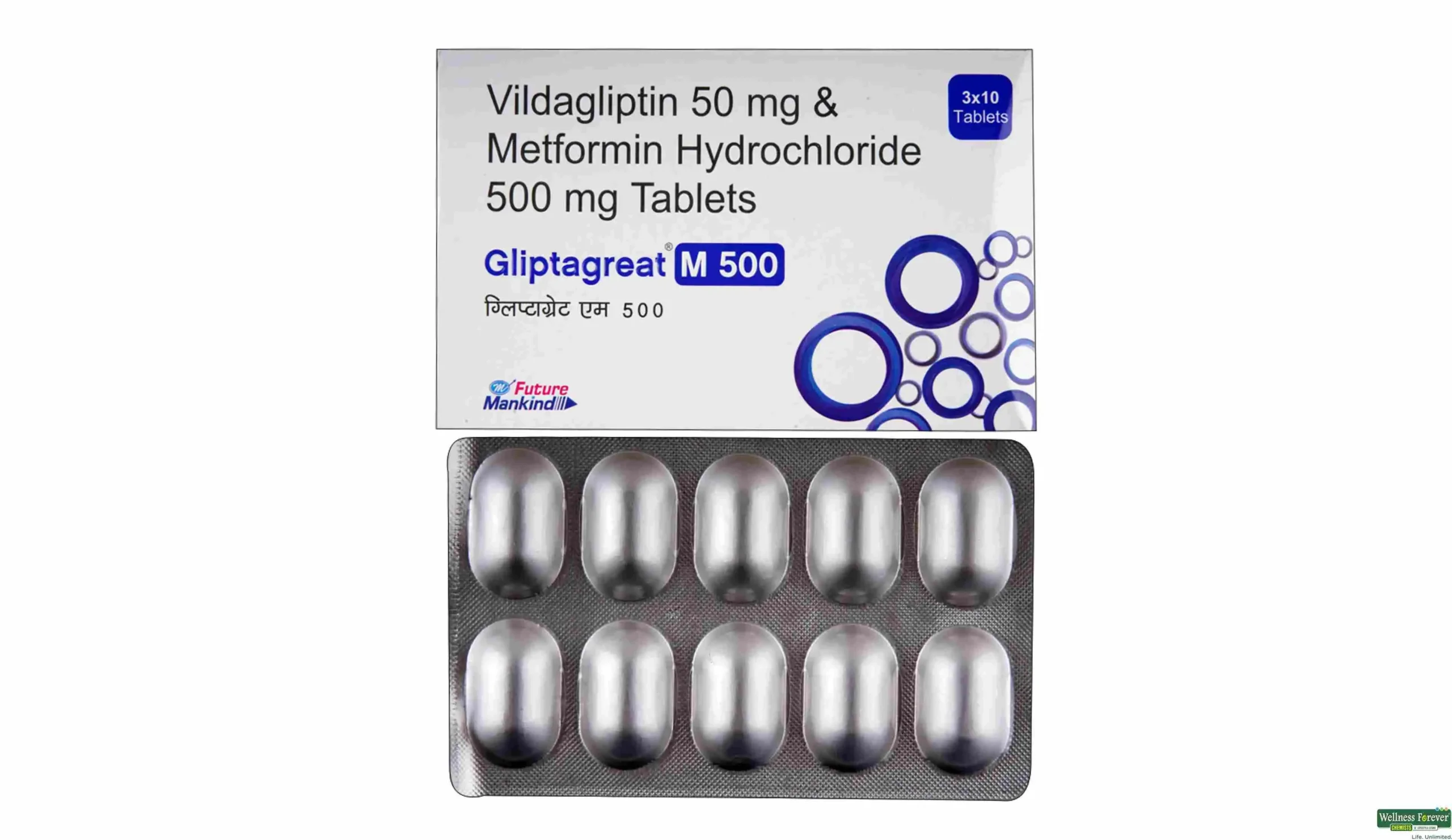 GLIPTAGREAT M 500