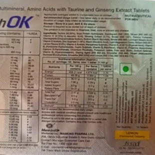 HEALTH OK TABLET 10'S