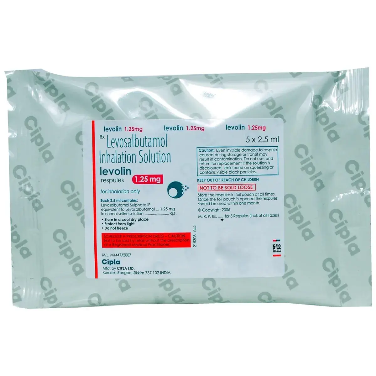 LEVOLIN REPSULES 1.25