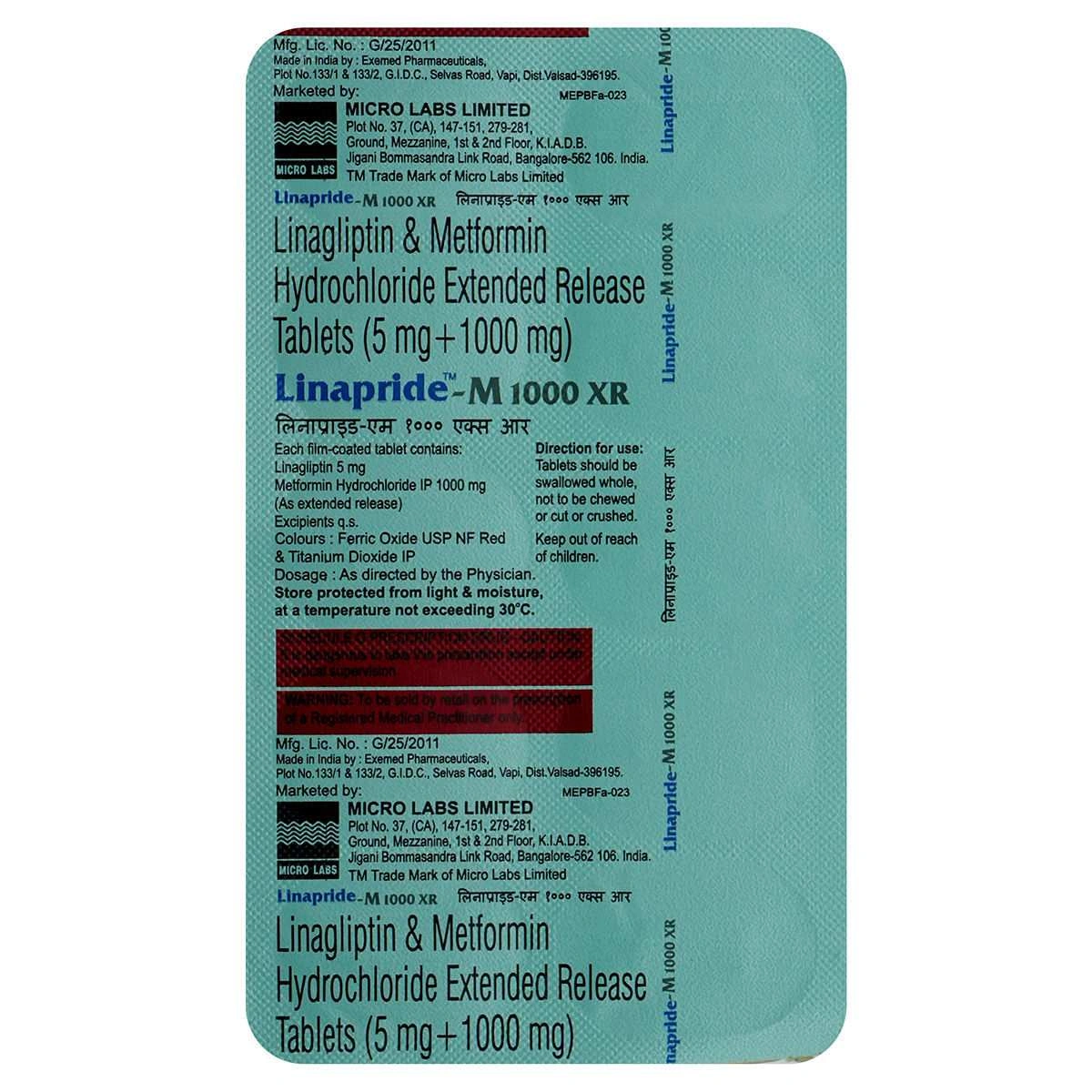 LINAPRIDE M 1000 XR