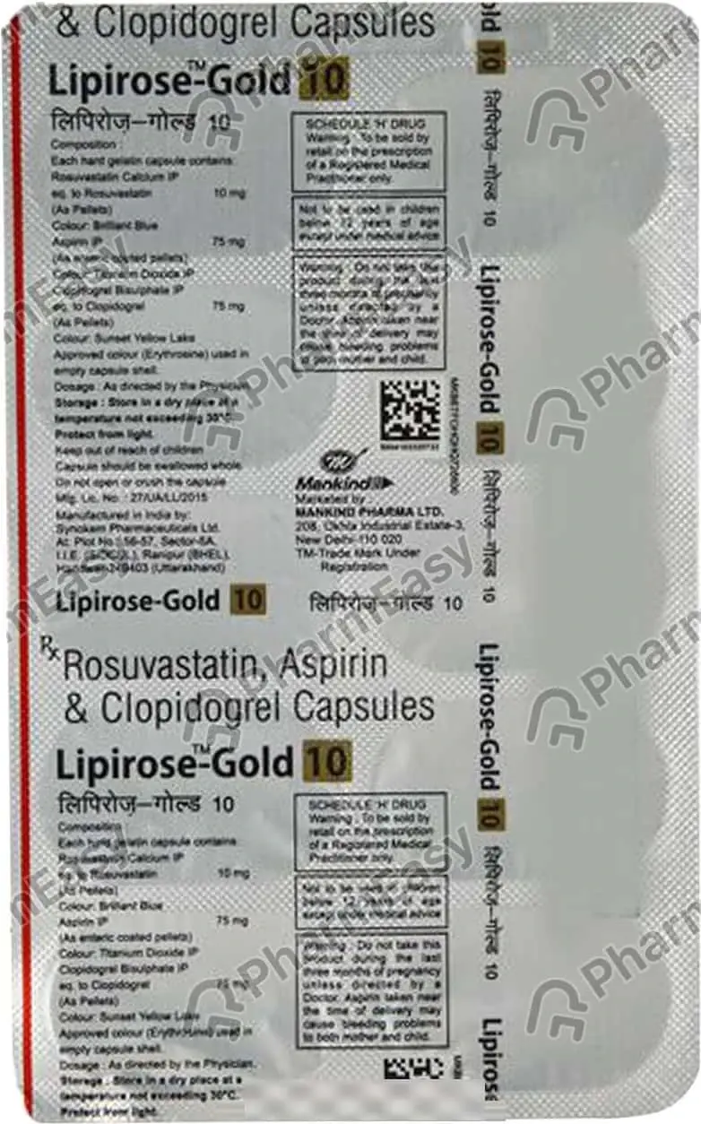 LIPIROSE GOLD 10 CAP