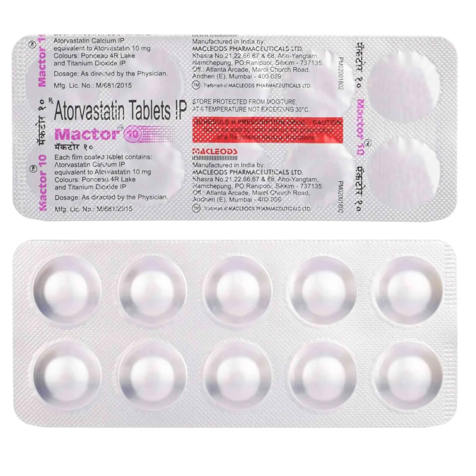 MACTOR 10 TABLET