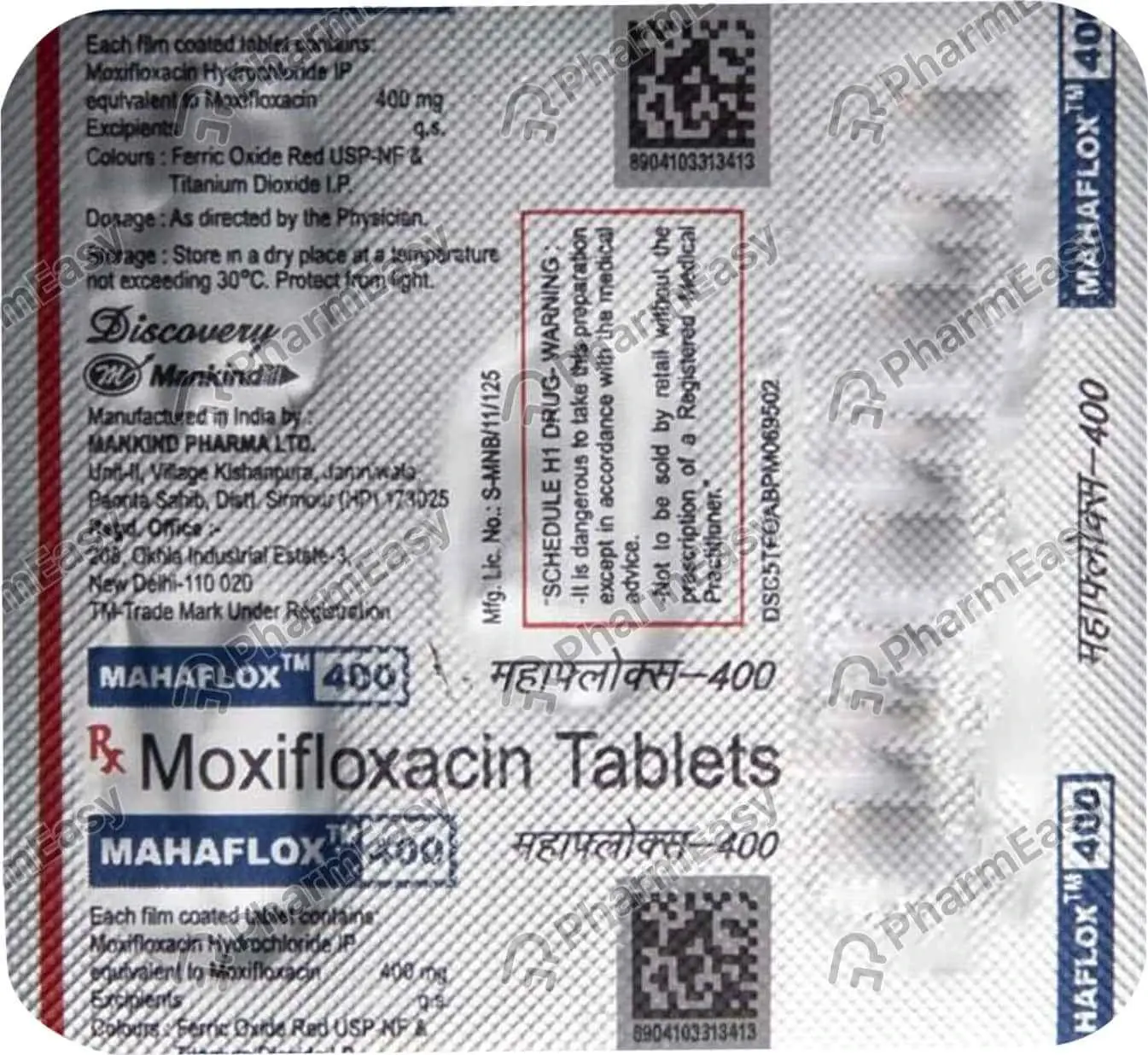 MAHAFLOX 400 TABLET