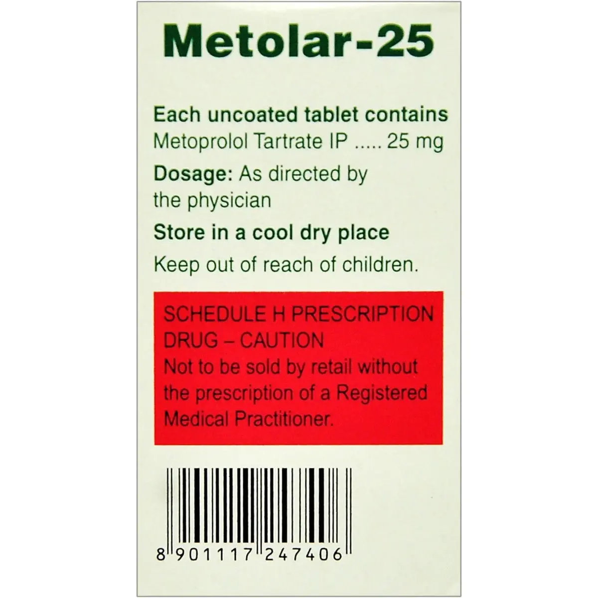 METOLAR 25