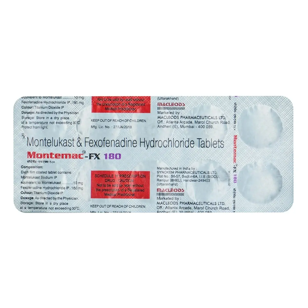 MONTEMAC FX 180