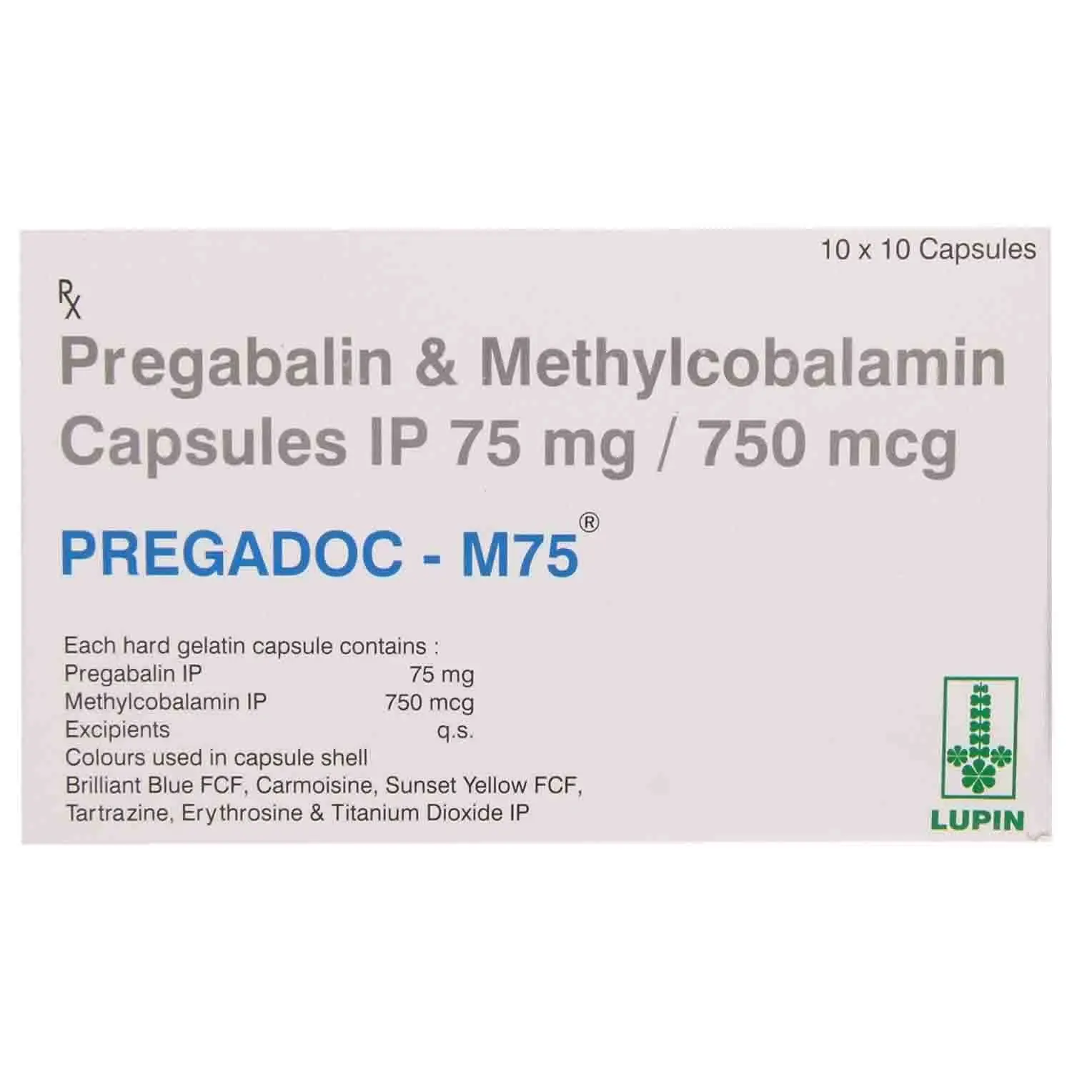 PREGADOC M 75MG TABLET