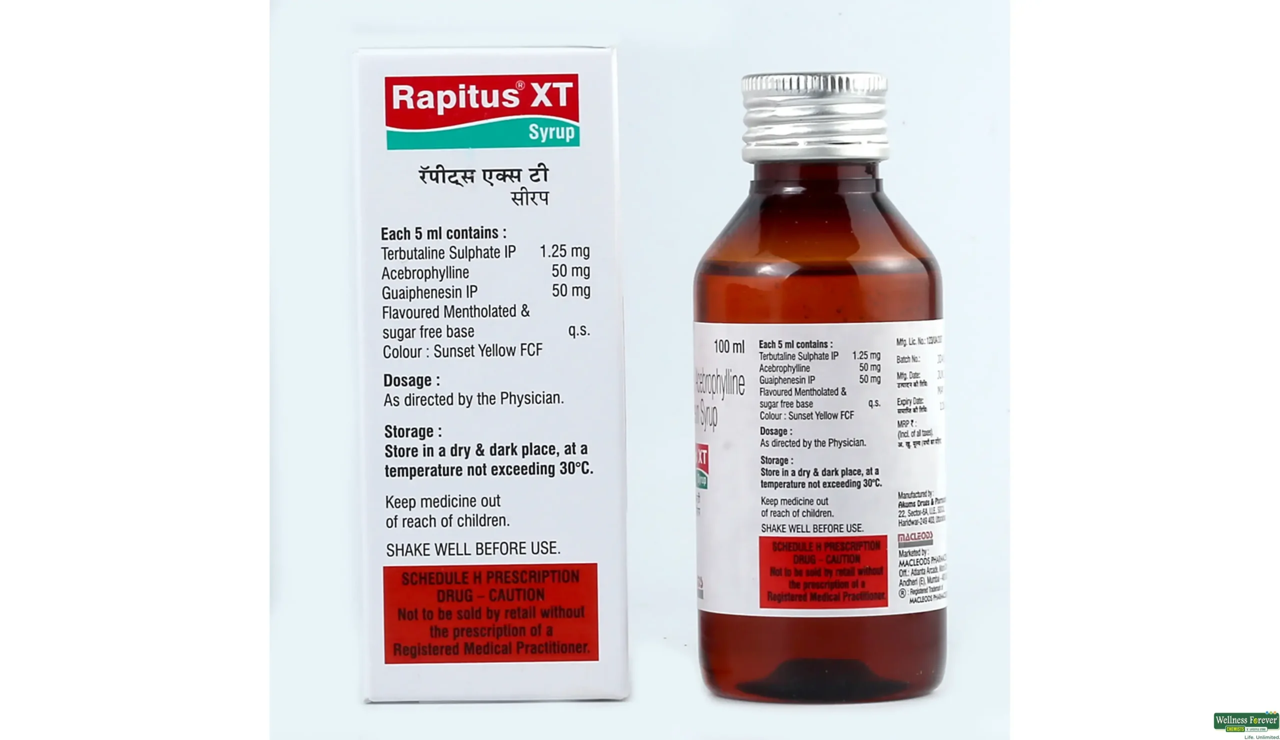 RAPITUS XT SYRUP
