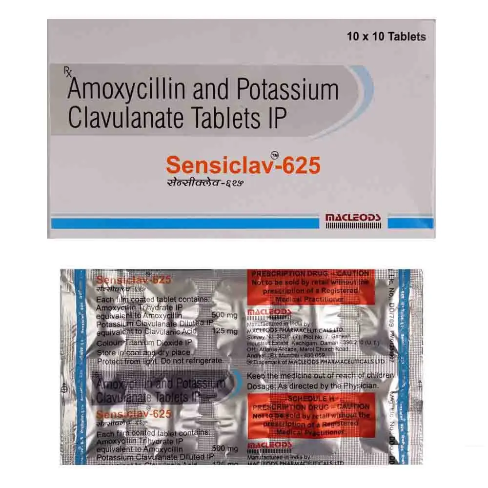 SENSICLAV 625 TABLET