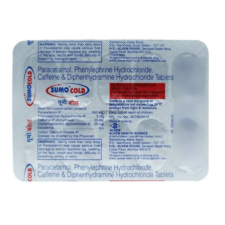 SUMOCOLD TABLET