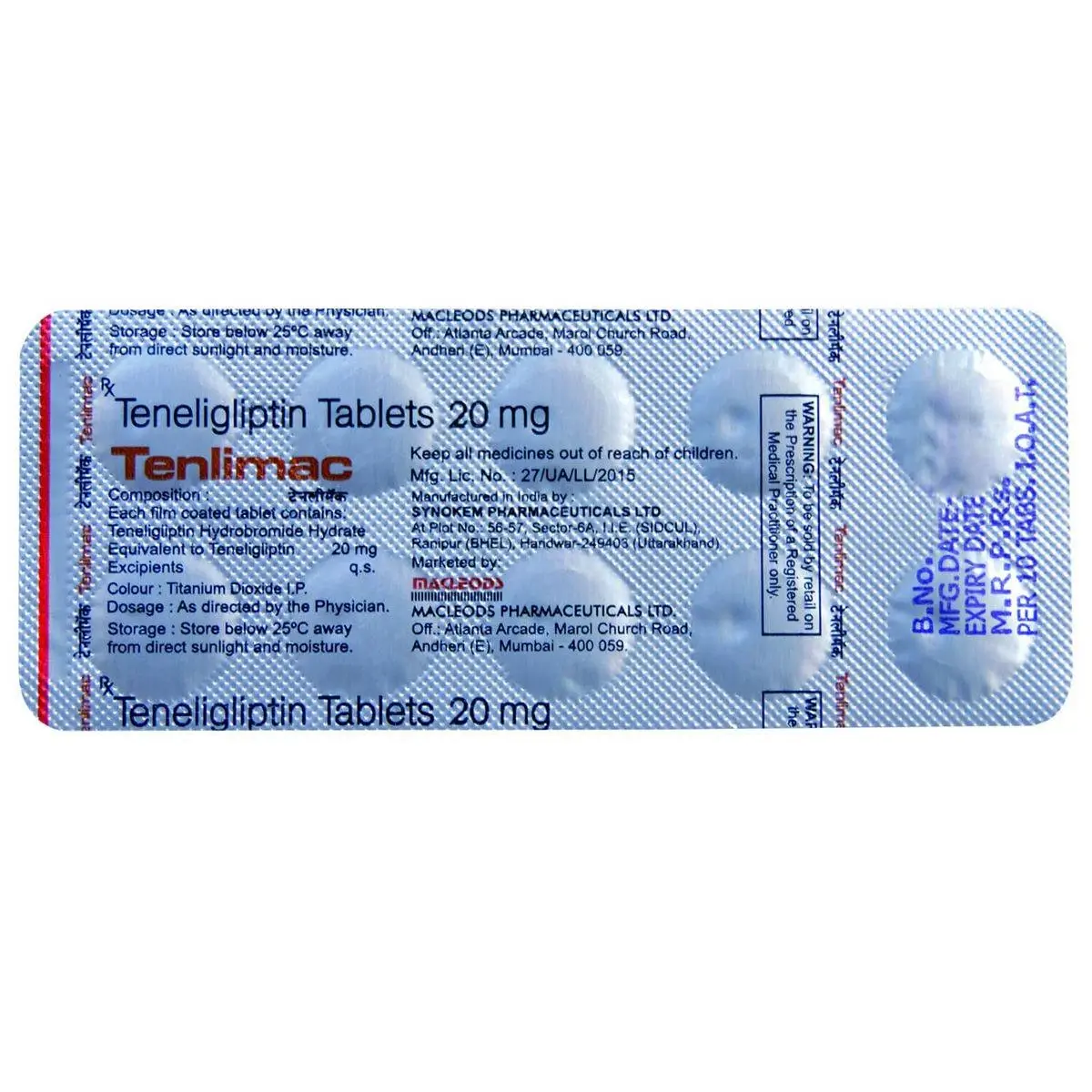 TENLIMAC 20MG
