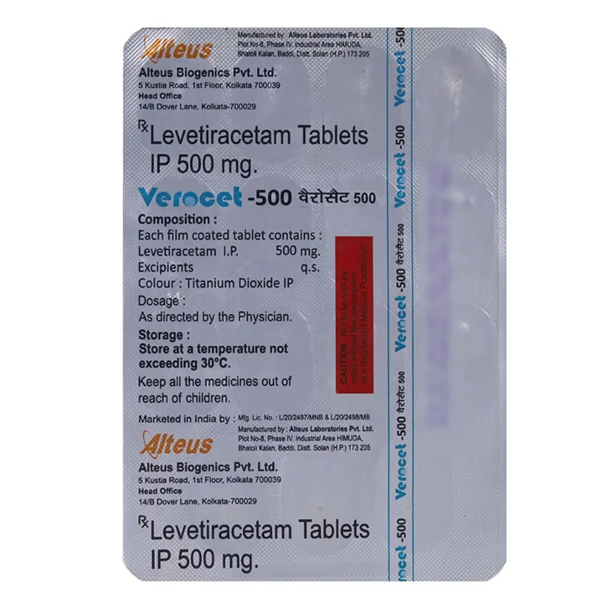 VEROCET 500
