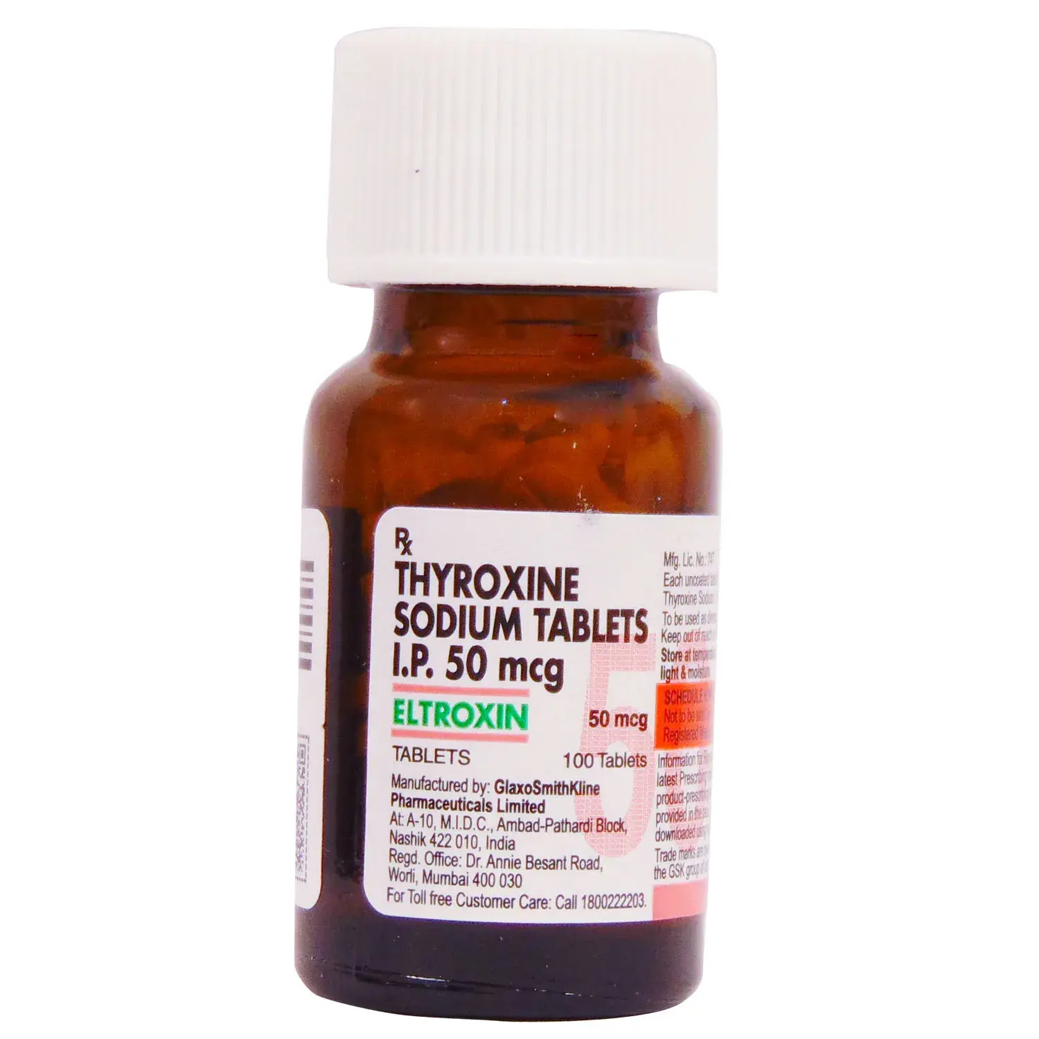 ELTROXIN 50MG TABLET