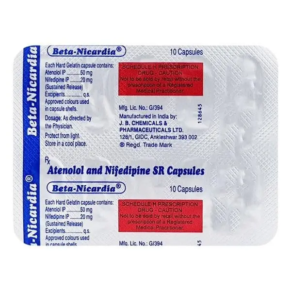 BETA NICARDIA CAP