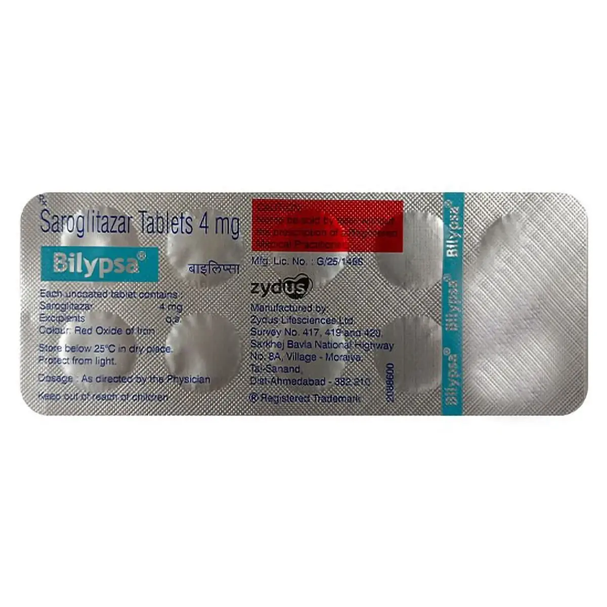 BILYPSA TAB 10'S