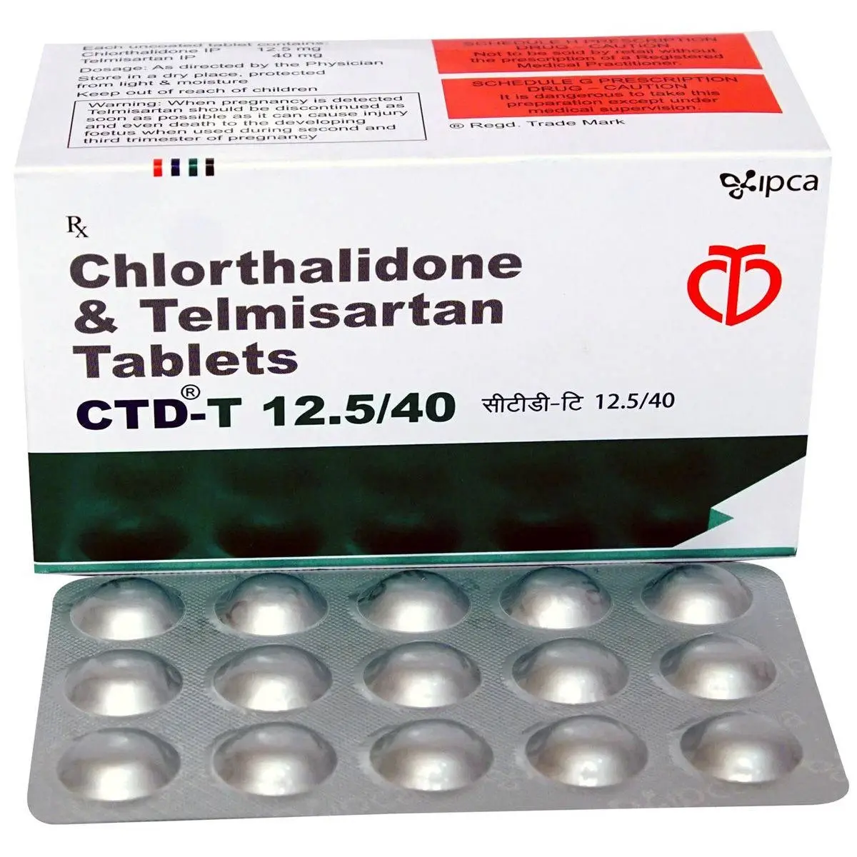CTD-T 12.5/40 MG