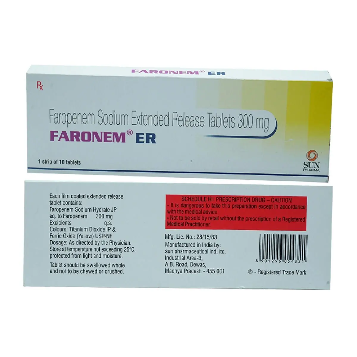 FARONEM ER TAB 10'S