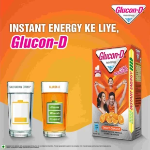 GLUCON D ORANGE 100G REFILL