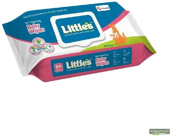 LITTLES BABY WIPES 80PC