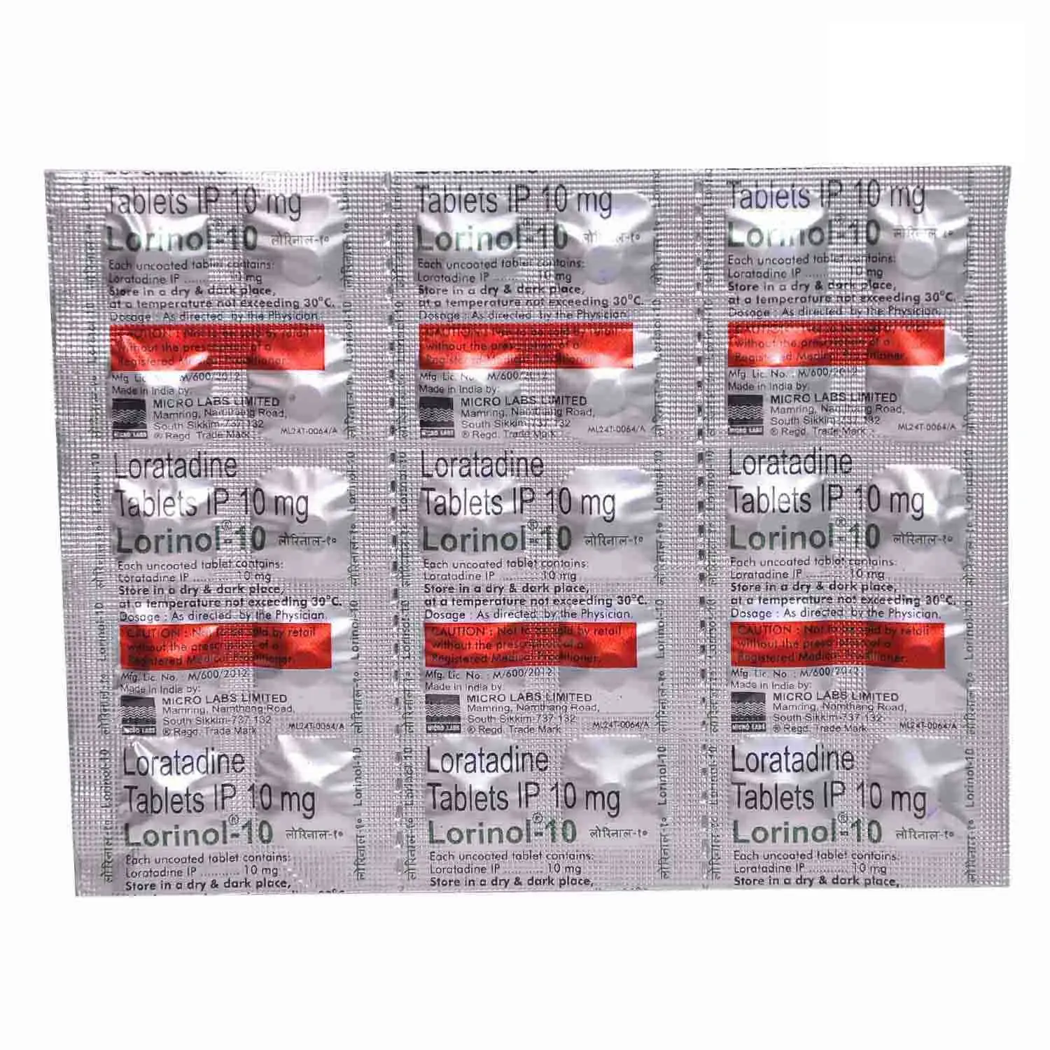 LORINOL-10MG TAB