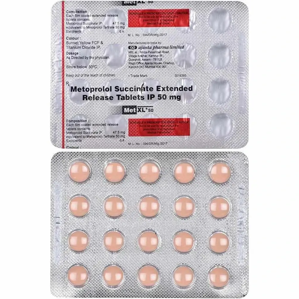 MET XL 50 TAB 20'S