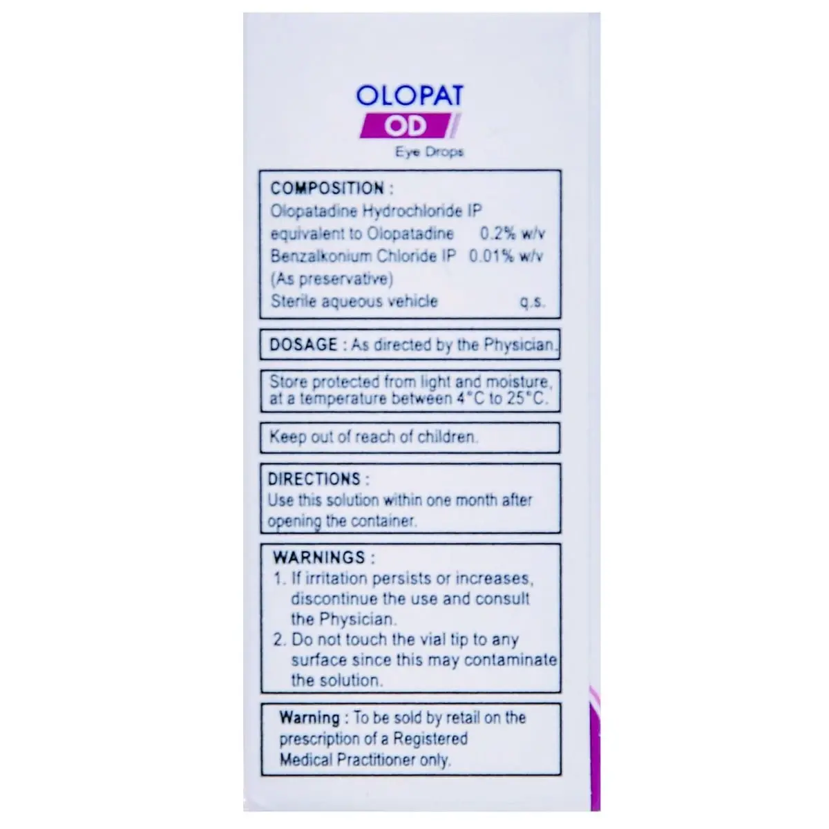OLOPAT OD 3ML DROP