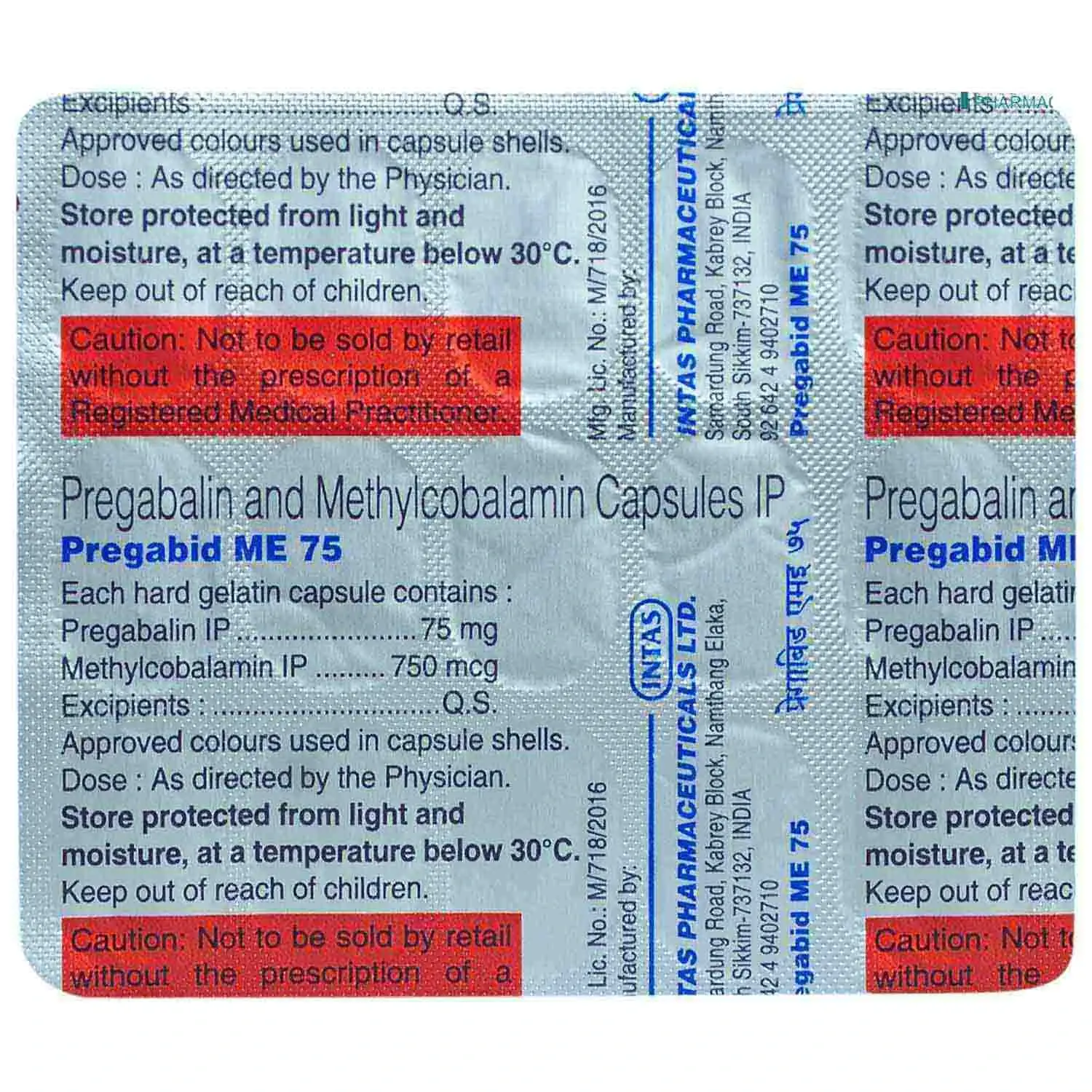 PREGABID ME 75MG