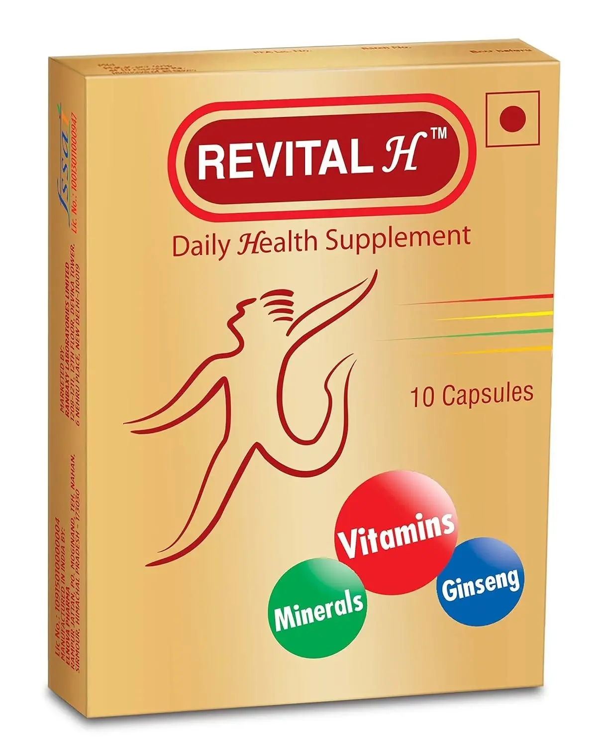 REVITAL H CAP 10'S