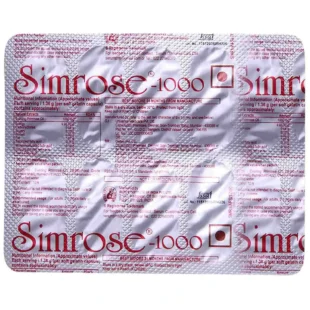 SIMROSE 1000MG CAP